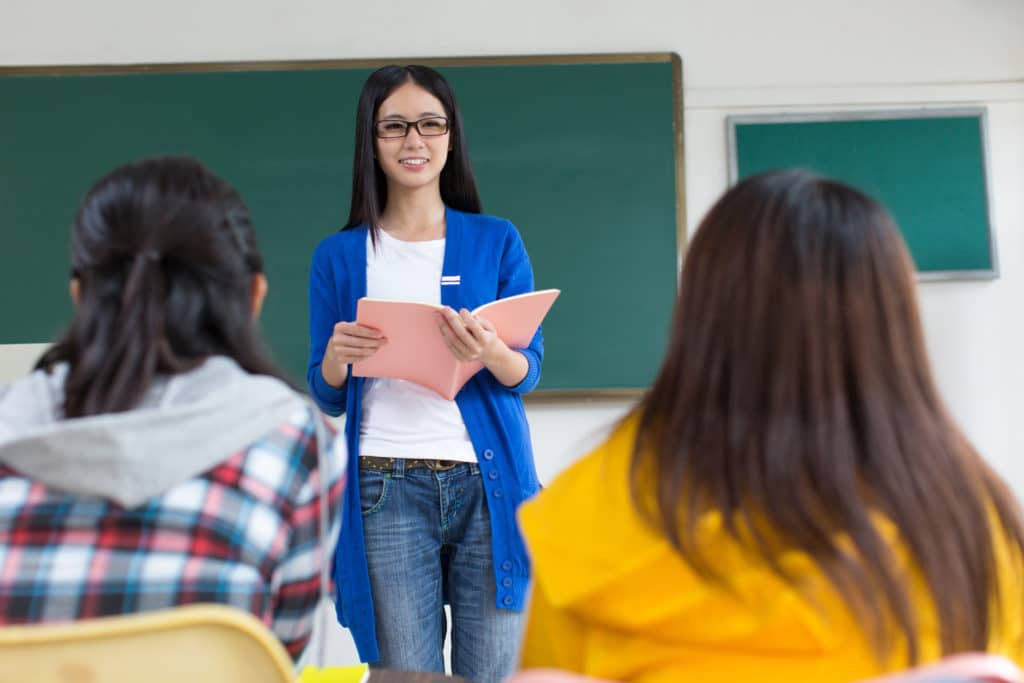 Trainer und Schüler